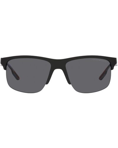 Emporio Armani Ea4188u Universal Fit Square Sunglasses - Black