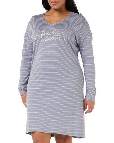 Triumph Nightdresses NDK LSL 10 Co/MD Camisón para Mujer - Gris