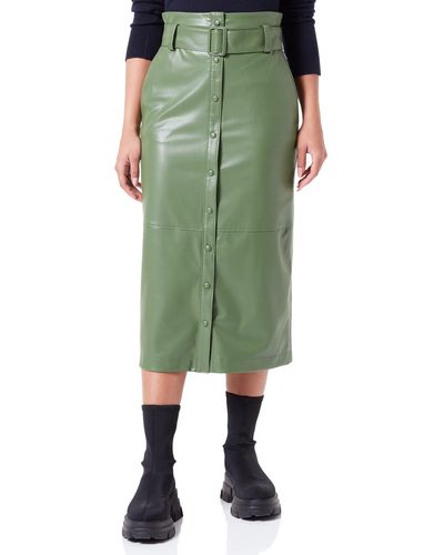 HUGO Ramive-1 Skirt - Green