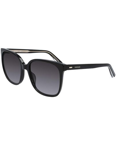 Calvin Klein Ck21707s Square Sunglasses - Black