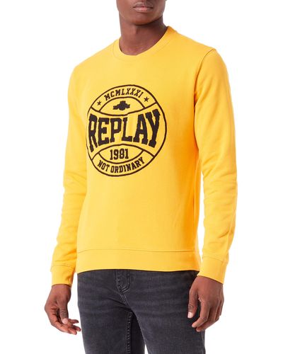 Replay M6254 Sweatshirt - Yellow
