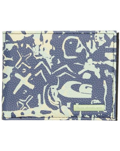 Quiksilver Dreifach faltbares Portemonnaie für Männer - Blau