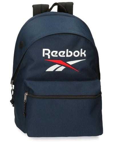 Reebok Zaino Boston a doppio scomparto per laptop 15.6" Blu 31x44x17.5 cm Poliestere 23.87L