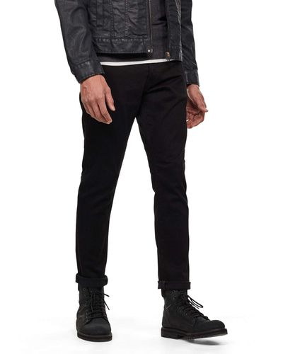 G-Star RAW 3301 Straight Tapered Fit Jeans - Black