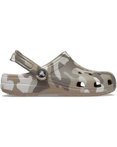 Crocs™ Classic Printed Camo Clog - Grey