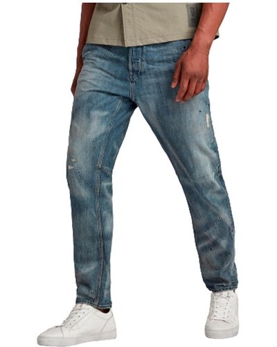 G-Star RAW Grip 3d Relaxed Tapered Jeans - Blauw