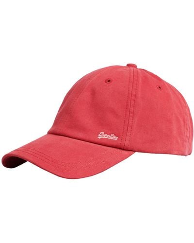 Superdry Baseball Cap, Vintage EMB Cap - Rot