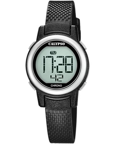 Calypso St. Barth S Digital Quartz Watch With Plastic Strap K5736/3 - Multicolour