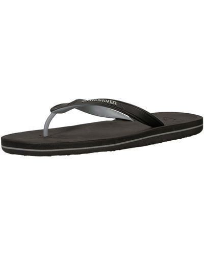 Quiksilver Haleiwa Flip-flops,black/grey/black ,10 M Us