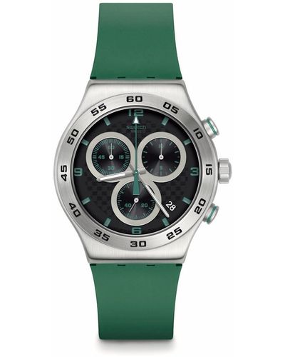 Swatch Analog-Digital Automatic Uhr mit Armband YVS525 - Grün