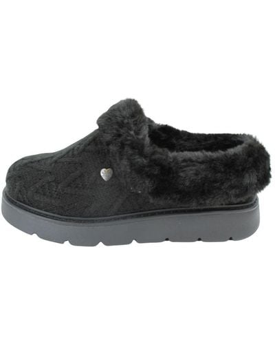 Skechers Bobs Keepsakes Lite Casual Comfort Slippers - Black