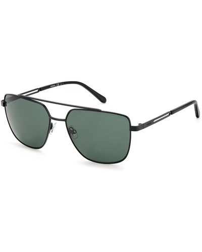 Fossil Male Sunglasses Style Fos 3129/g/s Square - Green