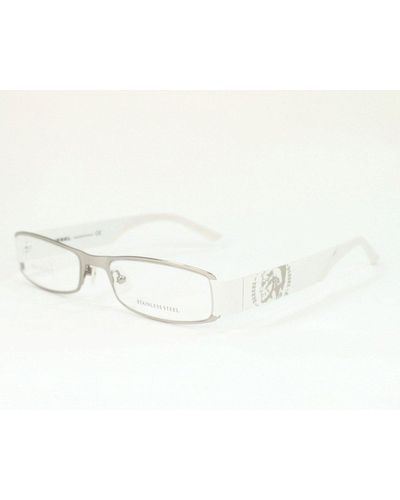 DIESEL Frame Dv 0121 H1l Metal Silver - White, Silver - White