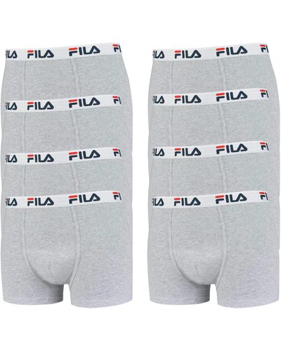 Fila Logo Pants Cotton Stretch - Aderente - Bequem - Selezione Colore - Grigio