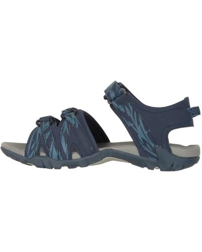 Mountain Warehouse Lightweight Footwear With Adjustable Straps & Cushioned Insole - For Spring - Blue