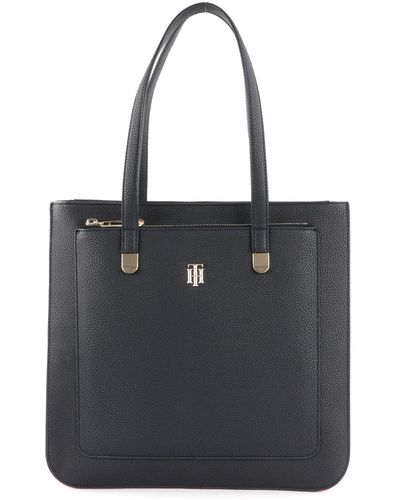 Tommy Hilfiger , TH ELEMENT TOTE CORP para Mujer, Navy Corporate, Medium - Negro