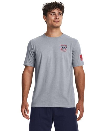Under Armour Freedom Graphic Short Sleeve T-shirt, - Blue