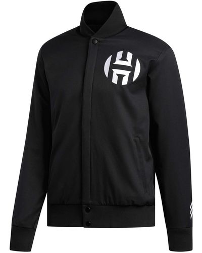 adidas Harden Varsity Jacket - Black