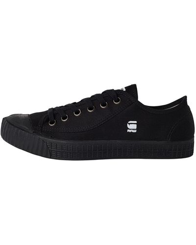 G-Star RAW Damen Rovulc Denim Low Sneakers - Schwarz