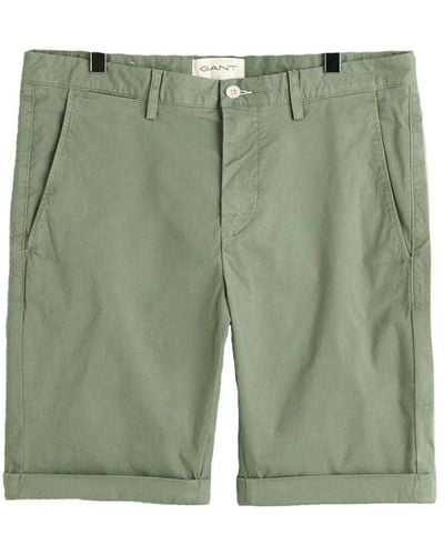GANT Reg Sunfaded Shorts - Green