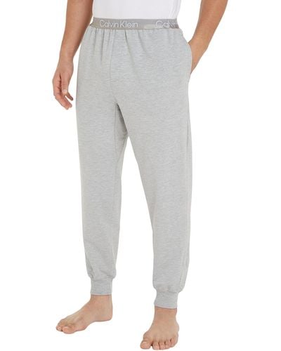 Calvin Klein Jogger Pyjama Bottom - White