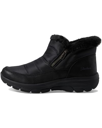 Skechers Easy Going-frosty Charm Ankle Boot - Black