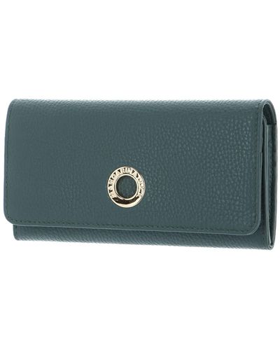 Mandarina Duck Mellow Leather Wallet Reisezubehör-Brieftasche - Grün