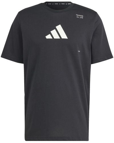 adidas AEROREADY All-Gym Category Graphic Tee T-Shirt - Noir