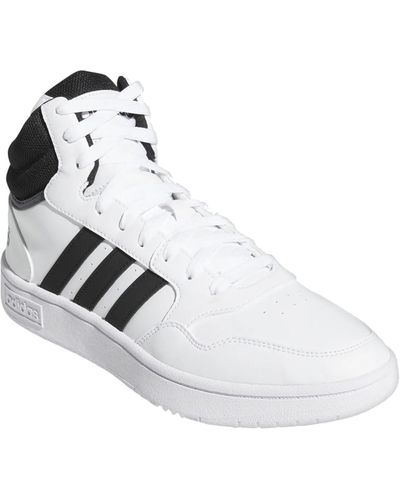 adidas Hoops Mid Sneaker Trainer Schuhe - Weiß
