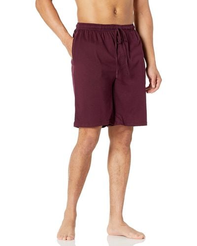 Amazon Essentials 23 cm Schlafanzug-Shorts aus Strick - Lila