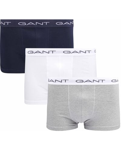 GANT Confezione da 3 Pezzi Boxer a Pantaloncino - Bianco