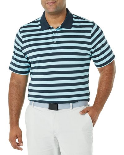 Amazon Essentials Schnell trocknendes Golf-Polohemd mit normaler Passform - Blau