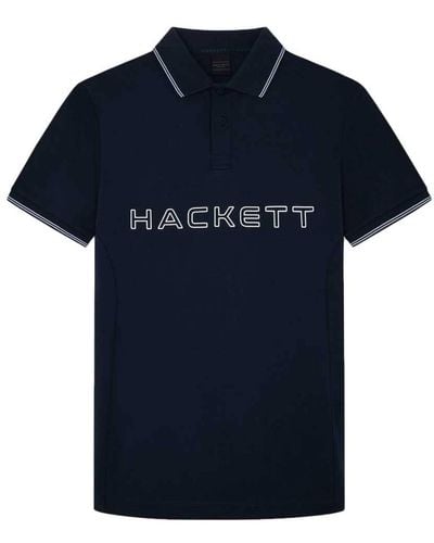 Hackett Hs Hackett Polo Polohemd - Blau