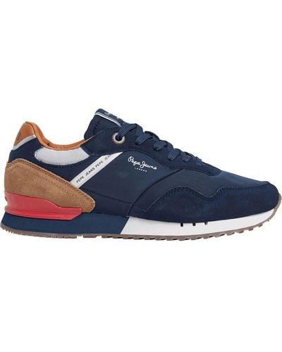 Pepe Jeans London Brand M Trainer - Blue