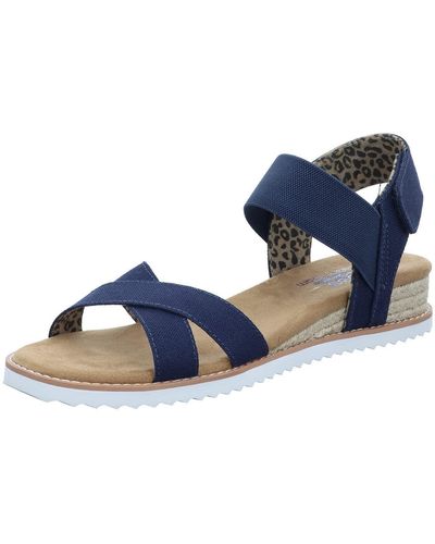 Skechers Poppy Bloom Slingback - Blau