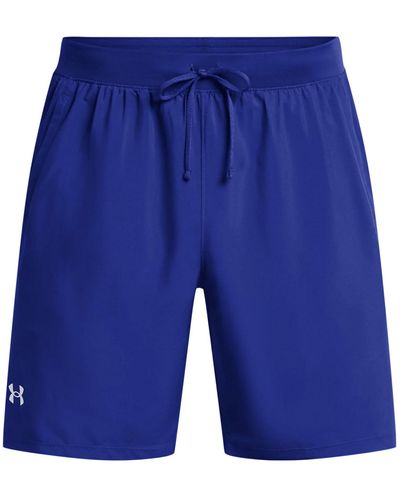 Under Armour Launch Run 7 Inch Unlined Shorts, - Blue