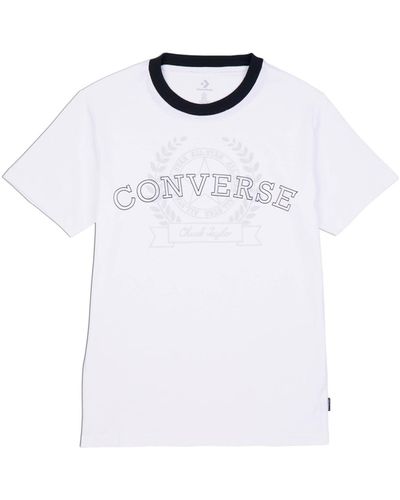 Converse Retro Chuck T-Shirt Weiß