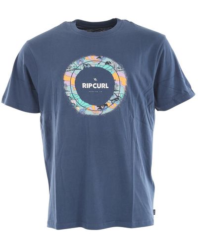 Rip Curl S Cotton Ss T-shirt ~ Fill Me Up Navy Blue