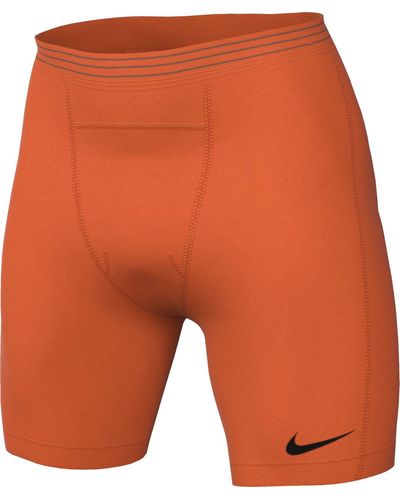 Nike Mid Thigh Length Tight M Nk Df Strike Np Short - Oranje