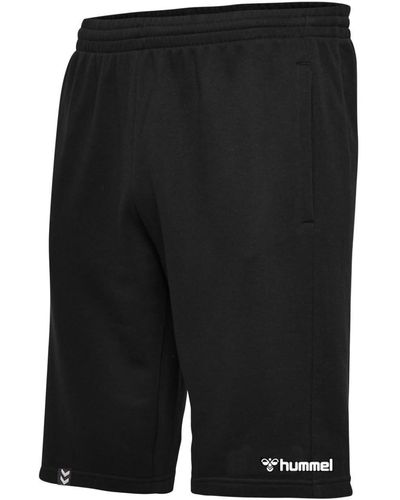 Hummel HmlMover Cotton Bermuda Shorts - 205600, Farbe:2001 Black, Textil:XXL - Schwarz
