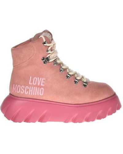 Love Moschino Ja21356g0fig260a37 Ankle Boot - Pink