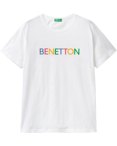 Benetton T-shirt 3i1xu100a - White