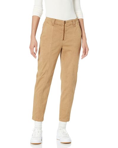 Amazon Essentials Stretch Chino Utility Detail Trousers - Natural