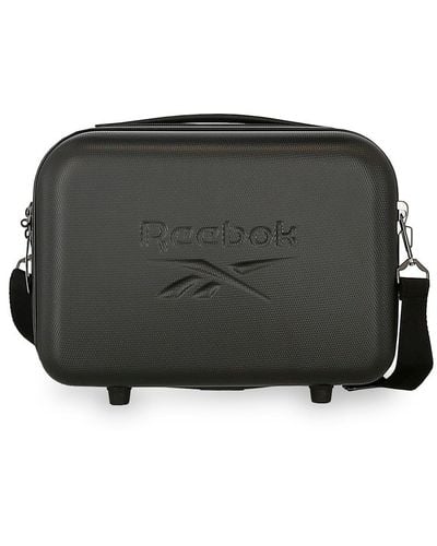 Reebok Franklin Adaptable Toiletry Bag Black 29x21x15cm Hard Abs 9.14l 0.8kg By Joumma Bags - Grey