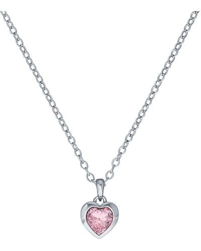 Ted Baker Hannela Crystal Heart Pendant Necklace For - Metallic
