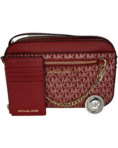  Michael Kors Mirella Small Shopper Top Zip Bag Bundled SM TZ  Coinpouch Purse Hook (Mulberry Logo/Bordeaux) : Clothing, Shoes & Jewelry