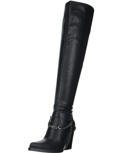 Jessica Simpson Langer Western Over The Knee Boot - Black