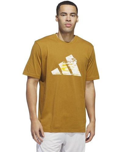 adidas Blue Summer Logo Graphic Tee T-Shirt - Grün