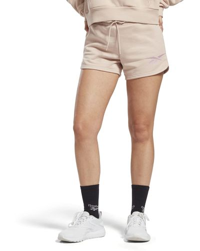 Reebok Doorbuster Identity French Terry Shorts - Natur