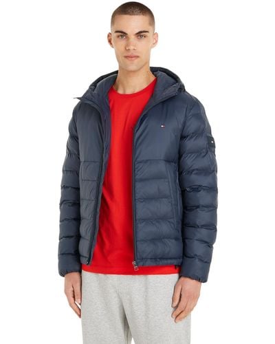 Tommy Hilfiger Packable Recycled Quilt Hdd Jkt Woven Jackets - Multicolour